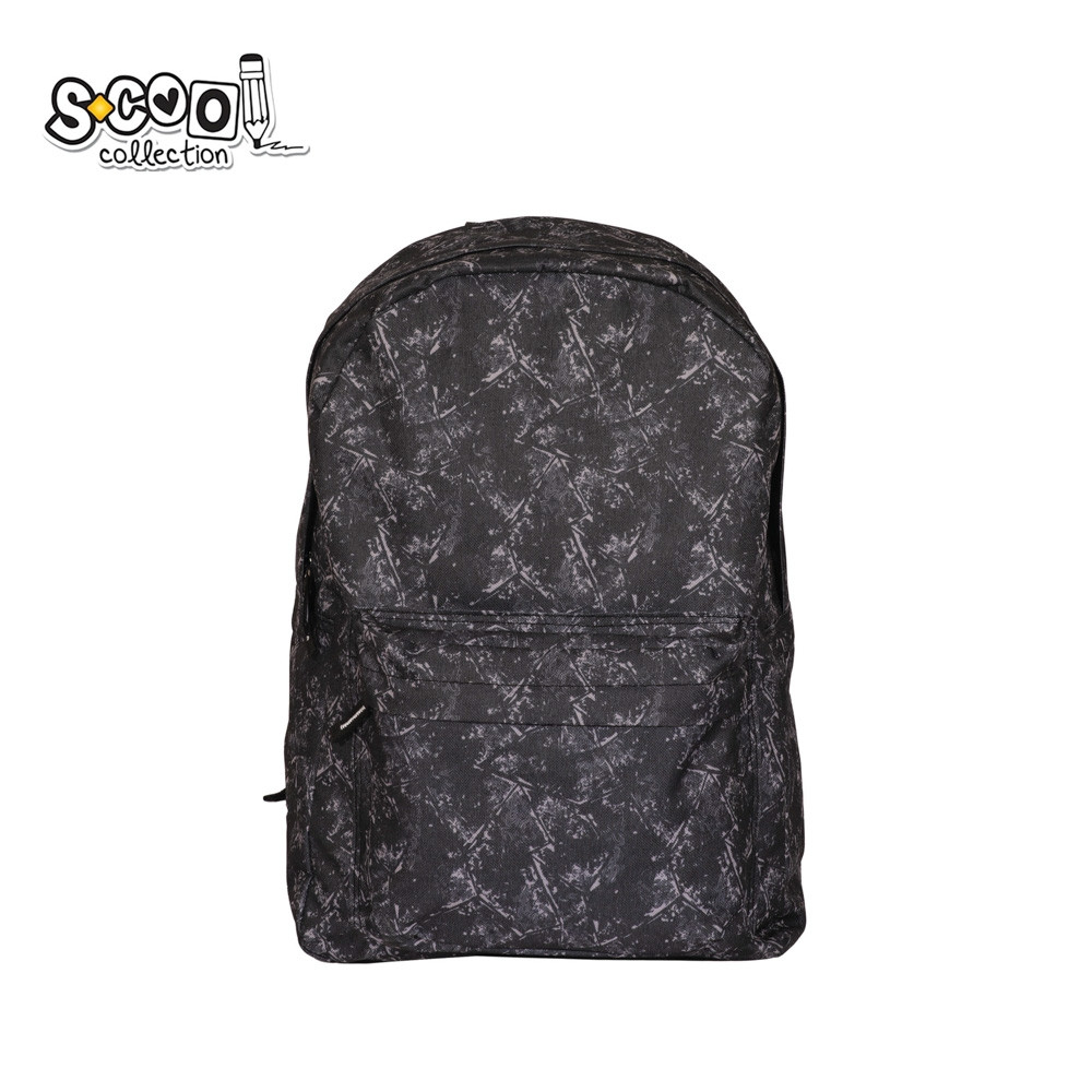 Ghiozdan CLASSIC pentru baieti, maner textil, buzunar frontal, poliester impermeabil, 15L, 11 ani+ - imagine 4